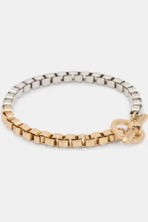 AllSaints Box Two Tone Bracelet