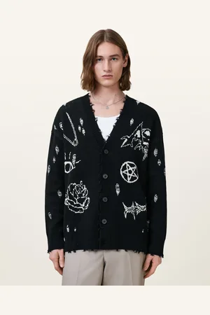 AllSaints Koto Gothic Jacquard Cardigan
