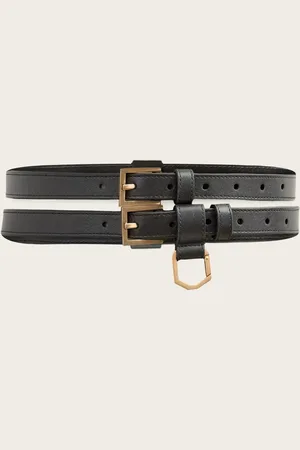 AllSaints Jana Double Leather Belt