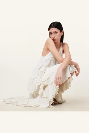 AllSaints Cavarly Tiered Ruffle Maxi Dress