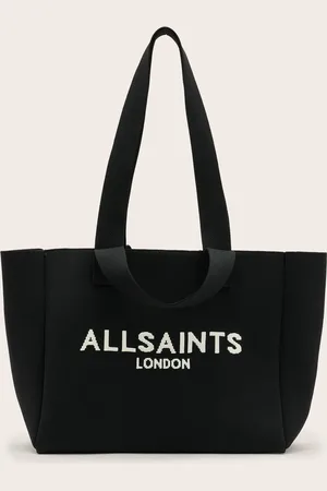 AllSaints Izzy Logo Print Medium Tote Bag