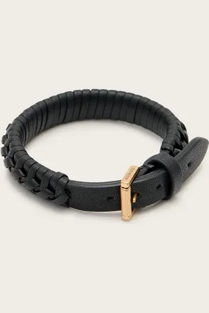 AllSaints Storm Leather Bracelet