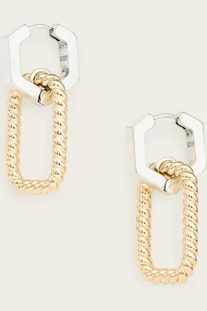 AllSaints Beck Link Drop Earrings