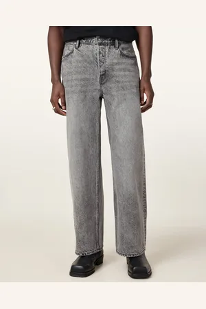 AllSaints Lenny Loose Fit Wide Leg Denim Jeans