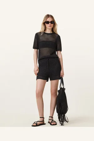 AllSaints Paloma Open-Knit Shorts