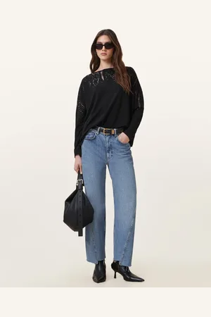 AllSaints Rita Relaxed Fit Snake Print T-Shirt