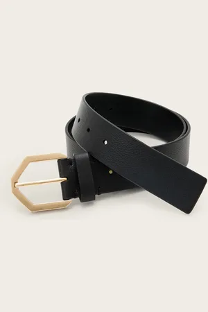 AllSaints Tia Hex Leather Belt