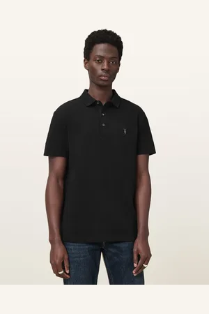AllSaints Theo Short Sleeve Knitted Polo