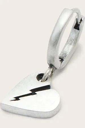AllSaints Split Heart Hoop Earring