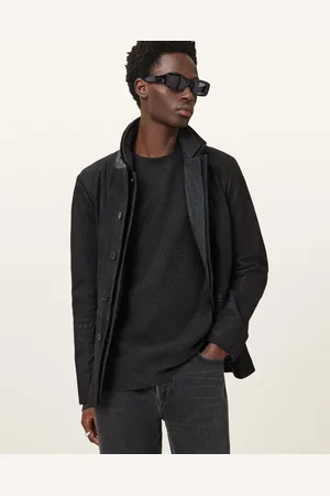 AllSaints Hayes Waffle Crew Neck Jumper