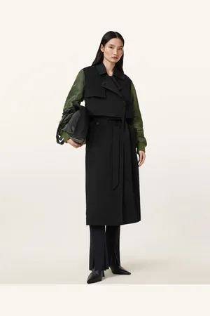 AllSaints Penni 2-in-1 Trench Bomber Jacket