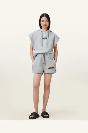 AllSaints Sorri Redact Logo Sweat Shorts