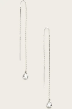 AllSaints Pippa Crystal Threader Earrings