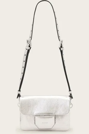 AllSaints Jupiter Metallic Leather Crossbody Bag
