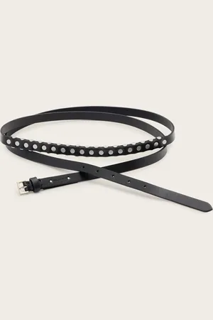 AllSaints Tamsin Leather Studded Belt