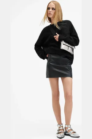 AllSaints Rebel Brushed Cashmere Crew Neck Jumper