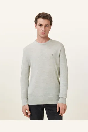 AllSaints Mode Merino Wool Ramskull Jumper