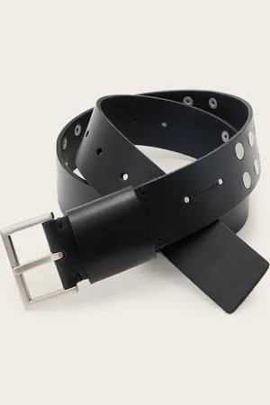 AllSaints Lillie Studded Leather Belt
