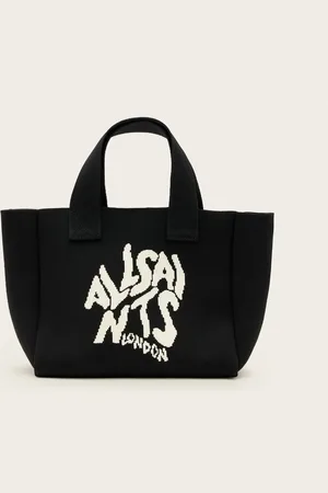 AllSaints Orlando Knitted Logo Mini Tote Bag