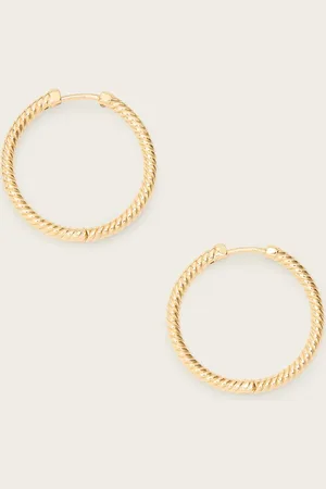 AllSaints Beck Small Hoop Earrings