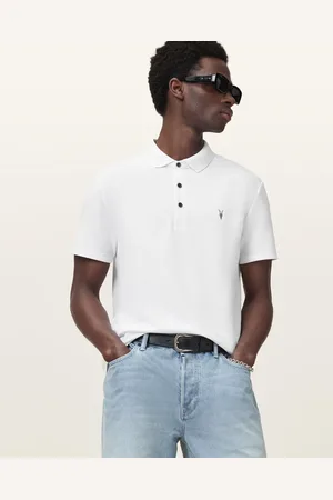 AllSaints Theo Short Sleeve Knitted Polo