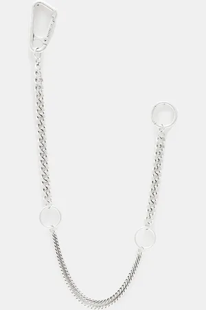 AllSaints Trueno Brass Circle Carabiner Belt Chain