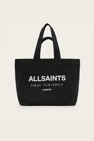 AllSaints Ali Logo Canvas Tote Bag