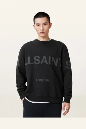 AllSaints Biggy Logo Print Relaxed Fit Sweatshirt