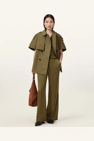 AllSaints Flow Short Sleeve Trench Jacket