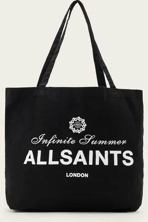 AllSaints Soleil Orlando Logo Printed Tote Bag