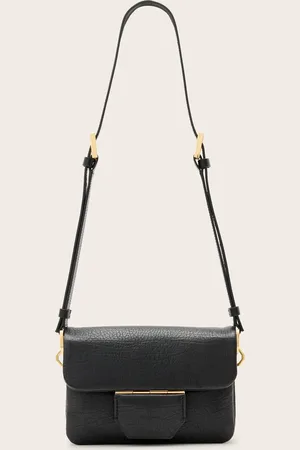 AllSaints Jupiter Grain Leather Crossbody Bag