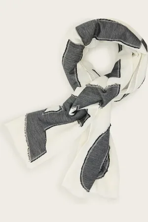 AllSaints Underground Print Logo Pareo Scarf