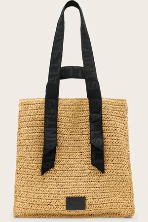 AllSaints Lullah Woven Straw Tote Bag