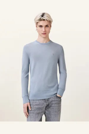 AllSaints Mode Merino Wool Ramskull Jumper