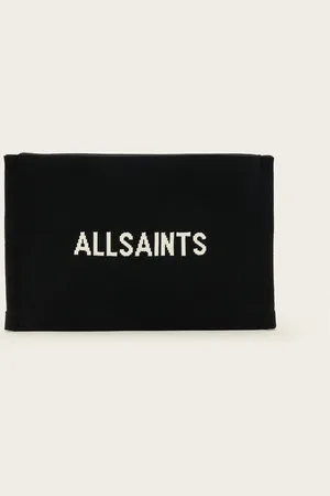AllSaints Izzy Logo Knitted Clutch