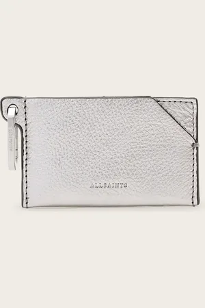 AllSaints Hex Leather Cardholder