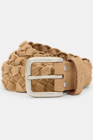 AllSaints Dustin Woven Suede Belt