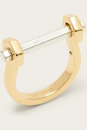 AllSaints Rhea Two Tone Ring
