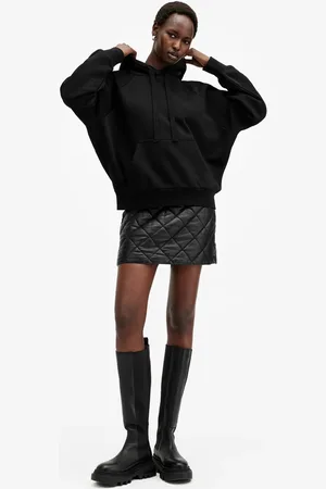 AllSaints Talon Underground Sequin Oversized Hoodie