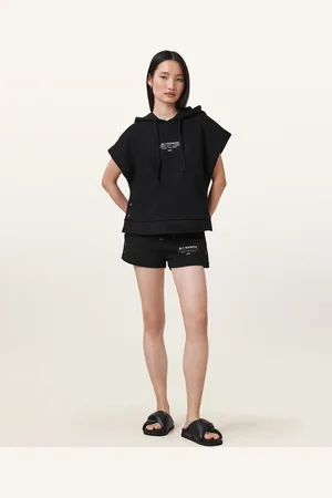 AllSaints Sorri Redact Logo Sweat Shorts