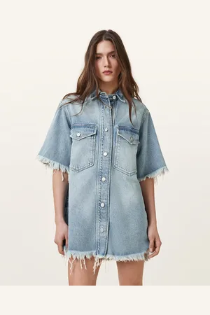 AllSaints Faye Denim Mini Dress