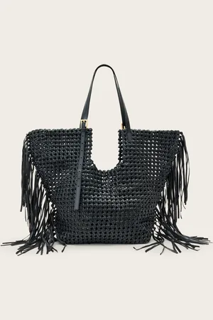 AllSaints Ara Leather Knot Tote Bag