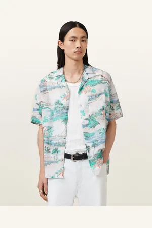 AllSaints Biarritz Short Sleeve Printed Shirt