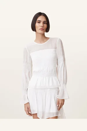 AllSaints Pamela Flared Long Sleeve Top