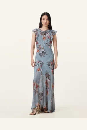 AllSaints Flora Printed Maxi Dress