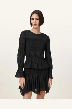 AllSaints Pamela Flared Long Sleeve Top