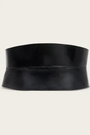 AllSaints Oakleigh Leather Corset Belt