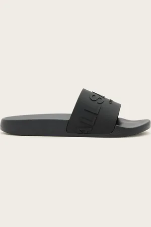 AllSaints Biggy Slip On Logo Sliders