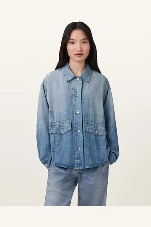 AllSaints Hettie Oversized Denim Shacket