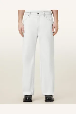 AllSaints Lenny Loose Fit Wide Leg Denim Jeans